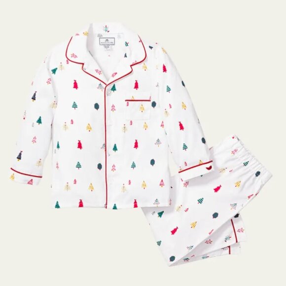 Petite Plume Kid's Merry Trees 2-Piece Pajama Set, Size 14 - Picture 1 of 11